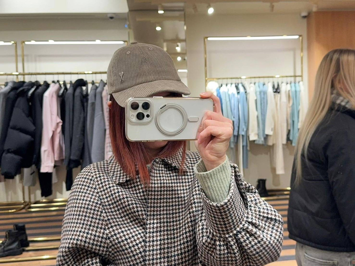 AMI Paris 燈芯絨棒球帽