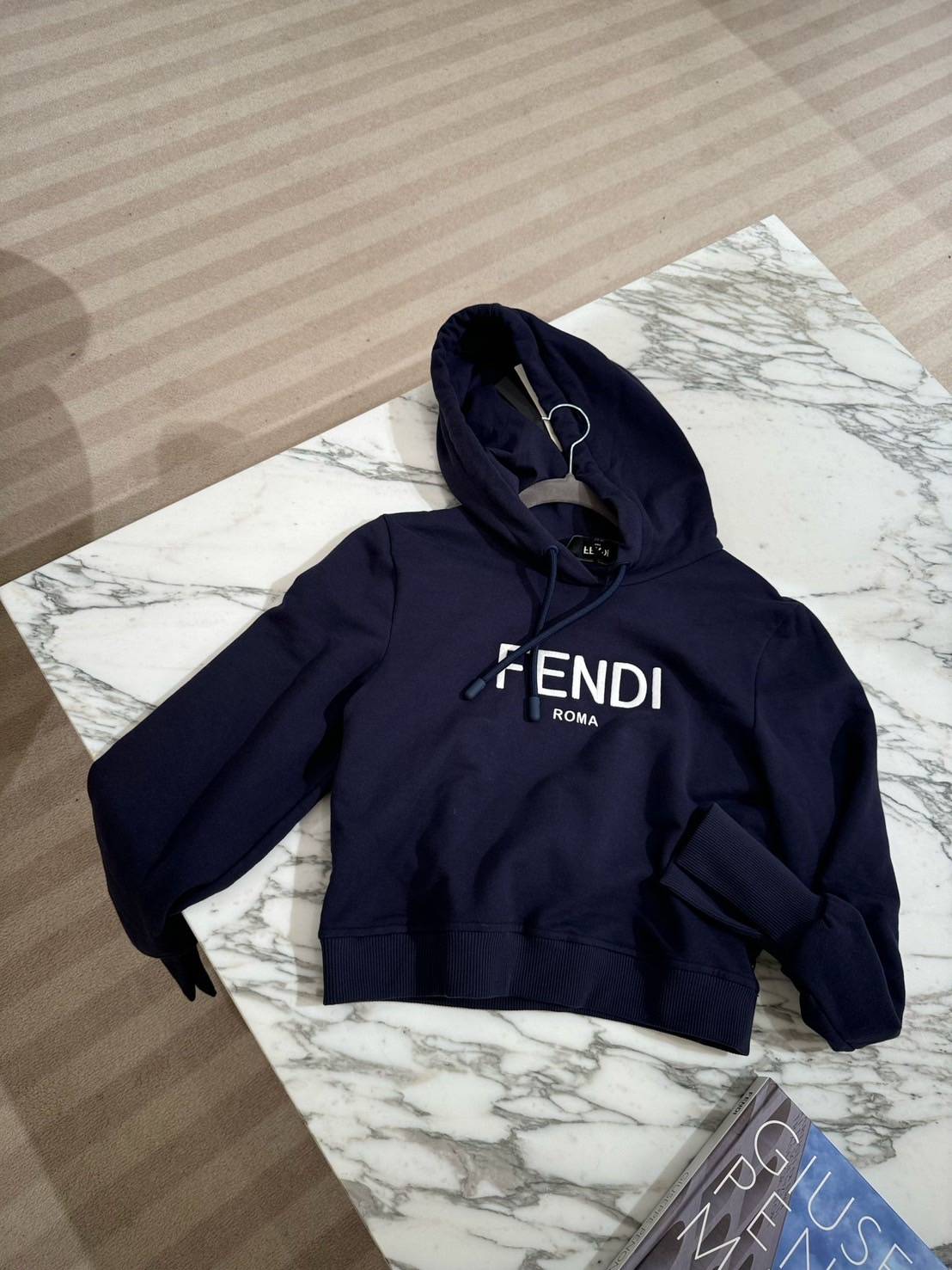 FENDI 深藍色連帽上衣