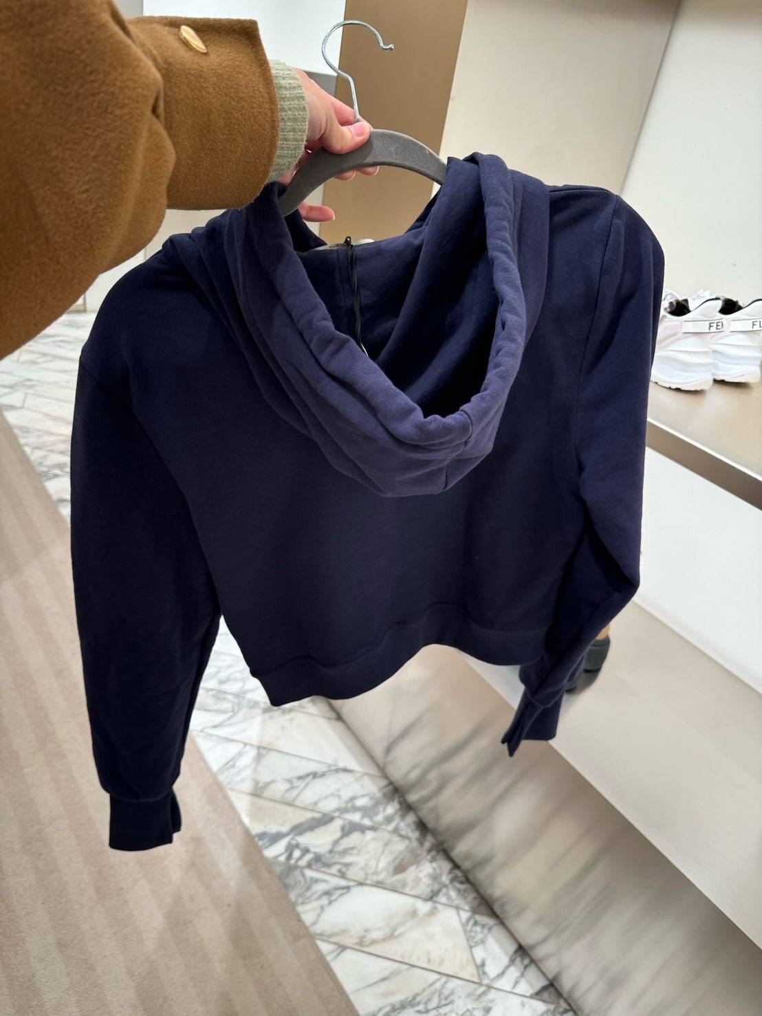 FENDI 深藍色連帽上衣
