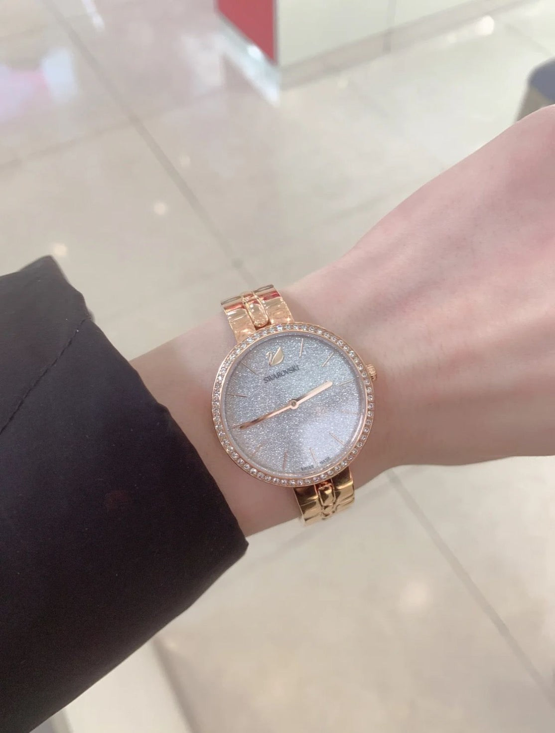 Swarovski 粉色女錶