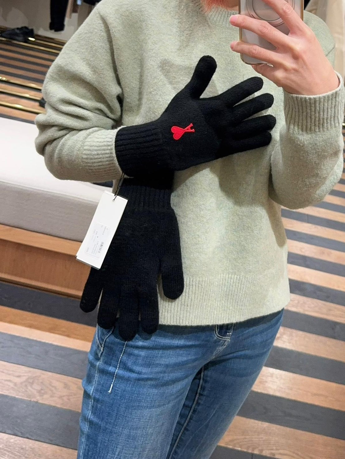 Ami 初剪羊毛手套