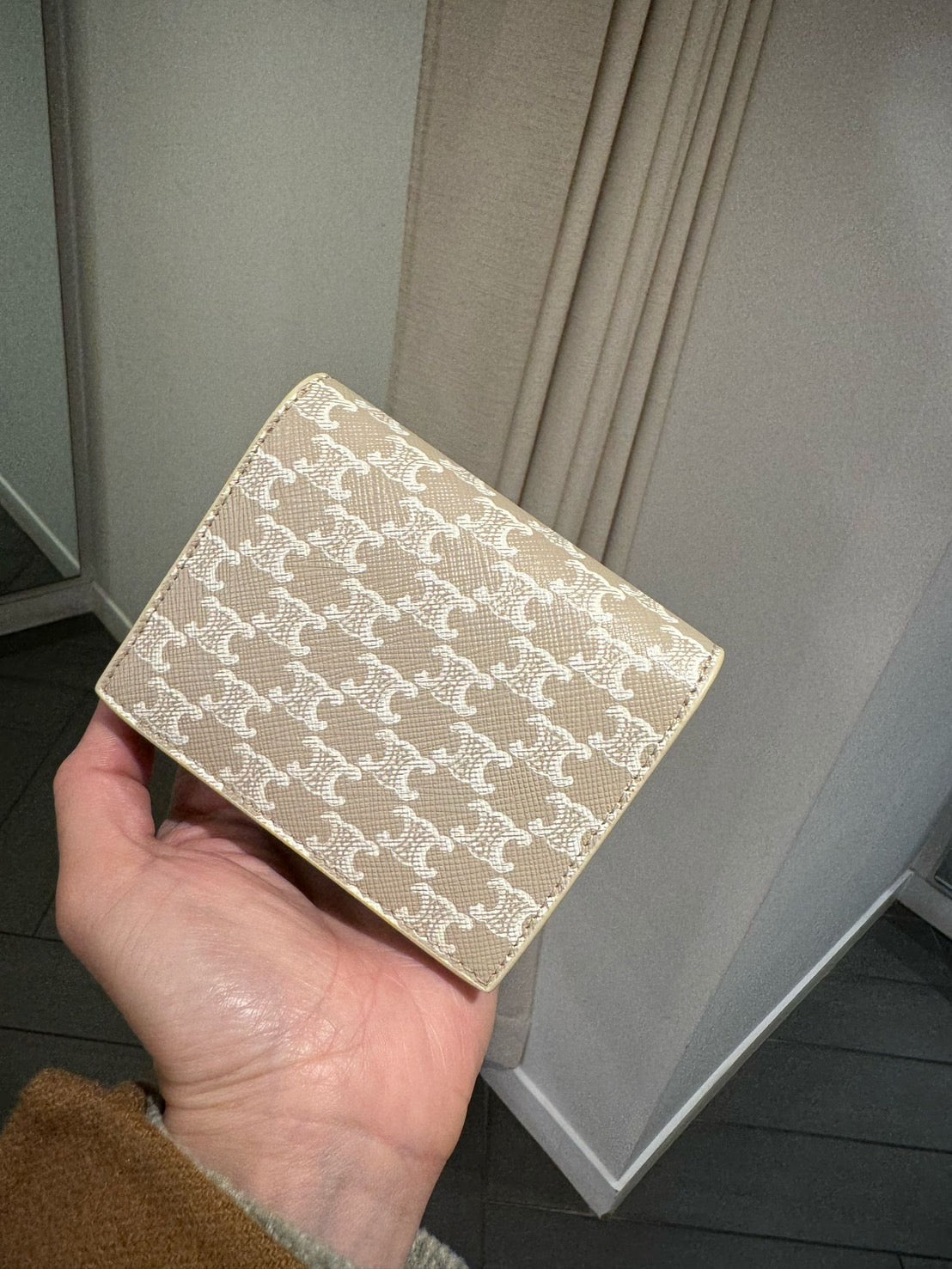 CELINE Triomphe 帆布名片夾