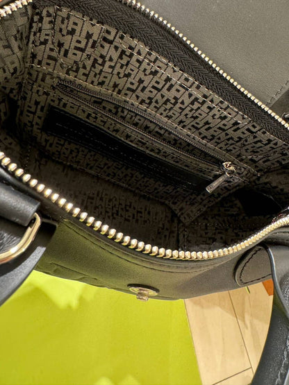 Longchamp x Robert Indiana LOVE迷你牛皮手提包