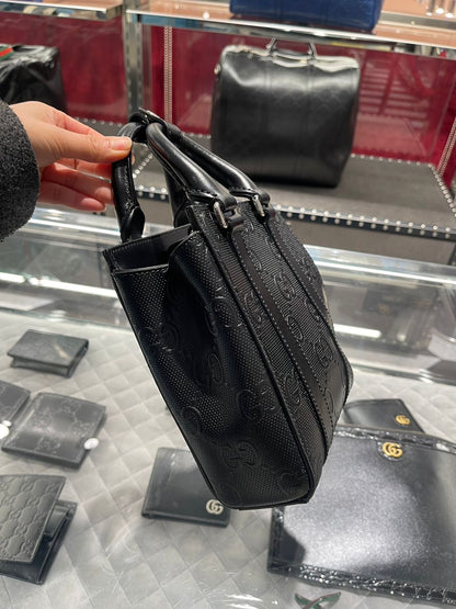 GUCCI 壓花迷你托特包