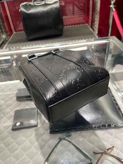 GUCCI 壓花迷你托特包