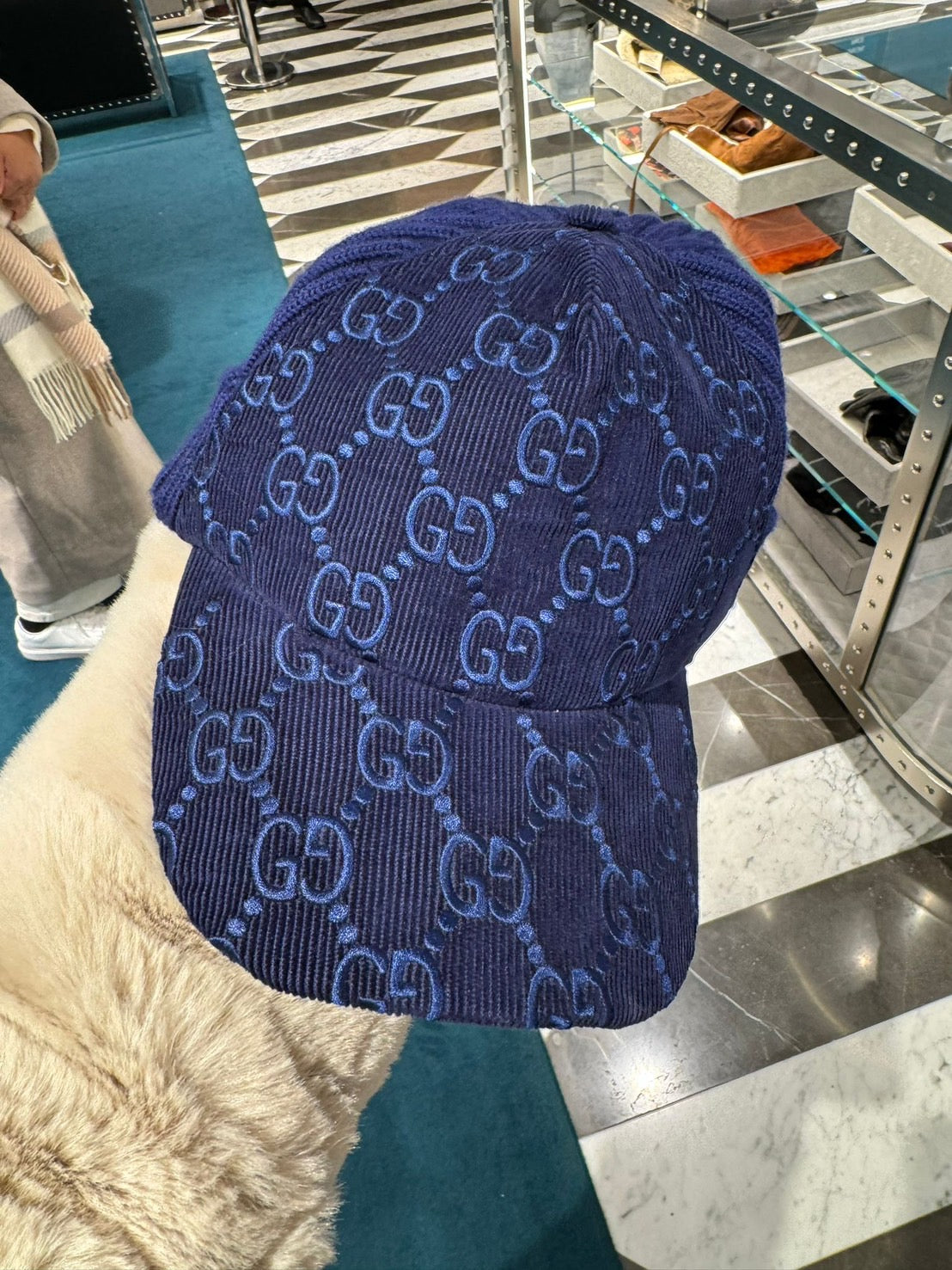 Gucci 刺繡羊毛毛線棒球帽