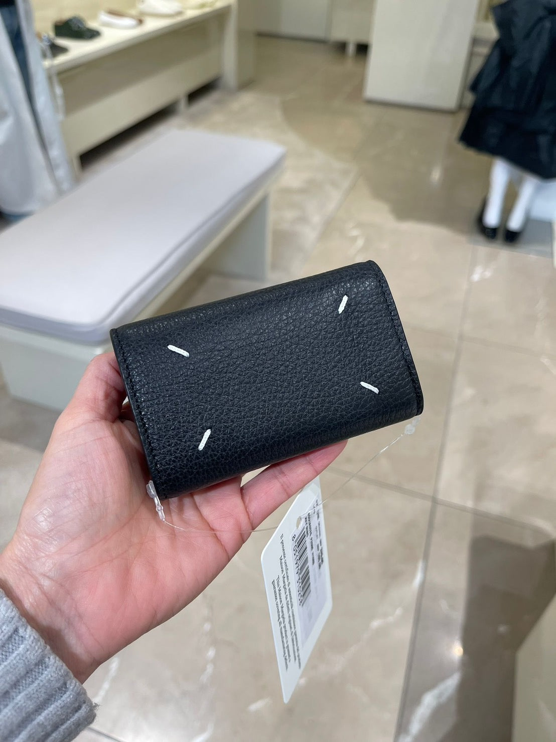 Maison Margiela 四縫線鑰匙圈錢包